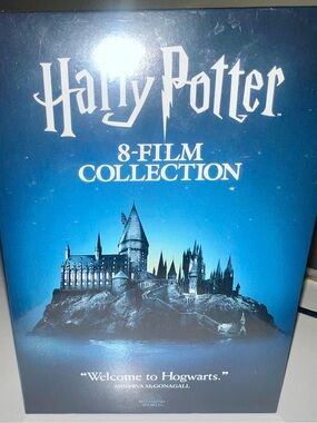 Warner Bros. Harry Potter Hogwarts Castle Wall Art - Blue and White DVD Set